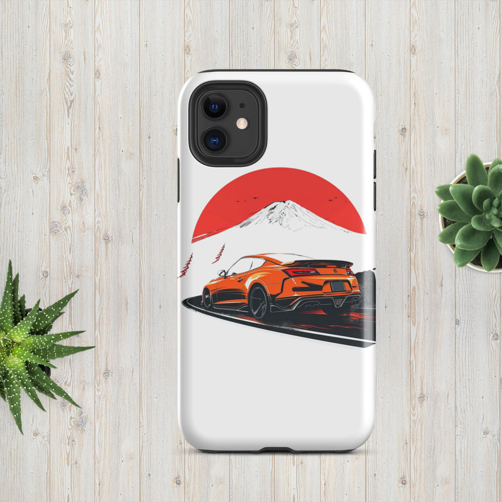 Tough Case for iPhone® of a Classic JDM Japanese Legends Super Racing Car