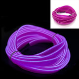 EL Wire available in multiple colors, with car cigarette drive and USB drive for power supply.