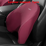 Universal Car Lumbar Support & Neck Pillow - Comfort Enhancing Memory Foam Cushions