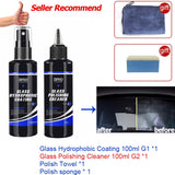 Hydrophobic Glass Coating - Anti-Rain Nano Spray for Windows & Mirrors