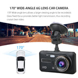 Super Night Vision Dash Cam with 4" LCD Screen and 170° Wide-Angle 6G Lens