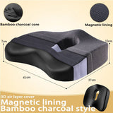 Memory Foam Cushion - Lumbar Support & Comfort for Office Chair, Car Seat, and More