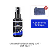 Hydrophobic Glass Coating - Anti-Rain Nano Spray for Windows & Mirrors