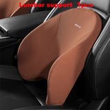 Universal Car Lumbar Support & Neck Pillow - Comfort Enhancing Memory Foam Cushions