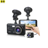 Super Night Vision Dash Cam with 4" LCD Screen and 170° Wide-Angle 6G Lens