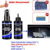 Hydrophobic Glass Coating - Anti-Rain Nano Spray for Windows & Mirrors