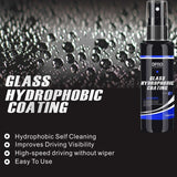 Hydrophobic Glass Coating - Anti-Rain Nano Spray for Windows & Mirrors