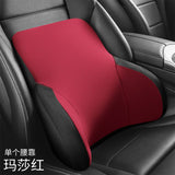 Memory Cotton Car Seat Neck Pillow and Lumbar Cushion