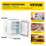 Compact 10L Mini Fridge - Perfect for On-the-Go Cooling & Warming Needs