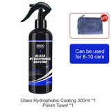 Hydrophobic Glass Coating - Anti-Rain Nano Spray for Windows & Mirrors