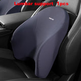 Universal Car Lumbar Support & Neck Pillow - Comfort Enhancing Memory Foam Cushions