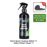 Nano Ceramic Car Coating - Paint Repair, Hydrophobic Protection, and Gloss Enhancer