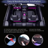 Multi-Color LED Car Interior Lighting Kit with Music Control & Wireless Infrared Control