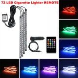 Multi-Color LED Car Interior Lighting Kit with Music Control & Wireless Infrared Control