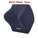 Universal Car Lumbar Support & Neck Pillow - Comfort Enhancing Memory Foam Cushions