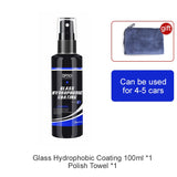 Hydrophobic Glass Coating - Anti-Rain Nano Spray for Windows & Mirrors