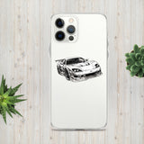 Clear Case for iPhone® for Japanese racing car enthusiasts