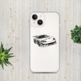 Clear Case for iPhone® for Japanese racing car enthusiasts