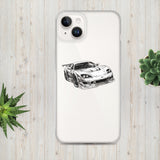 Clear Case for iPhone® for Japanese racing car enthusiasts