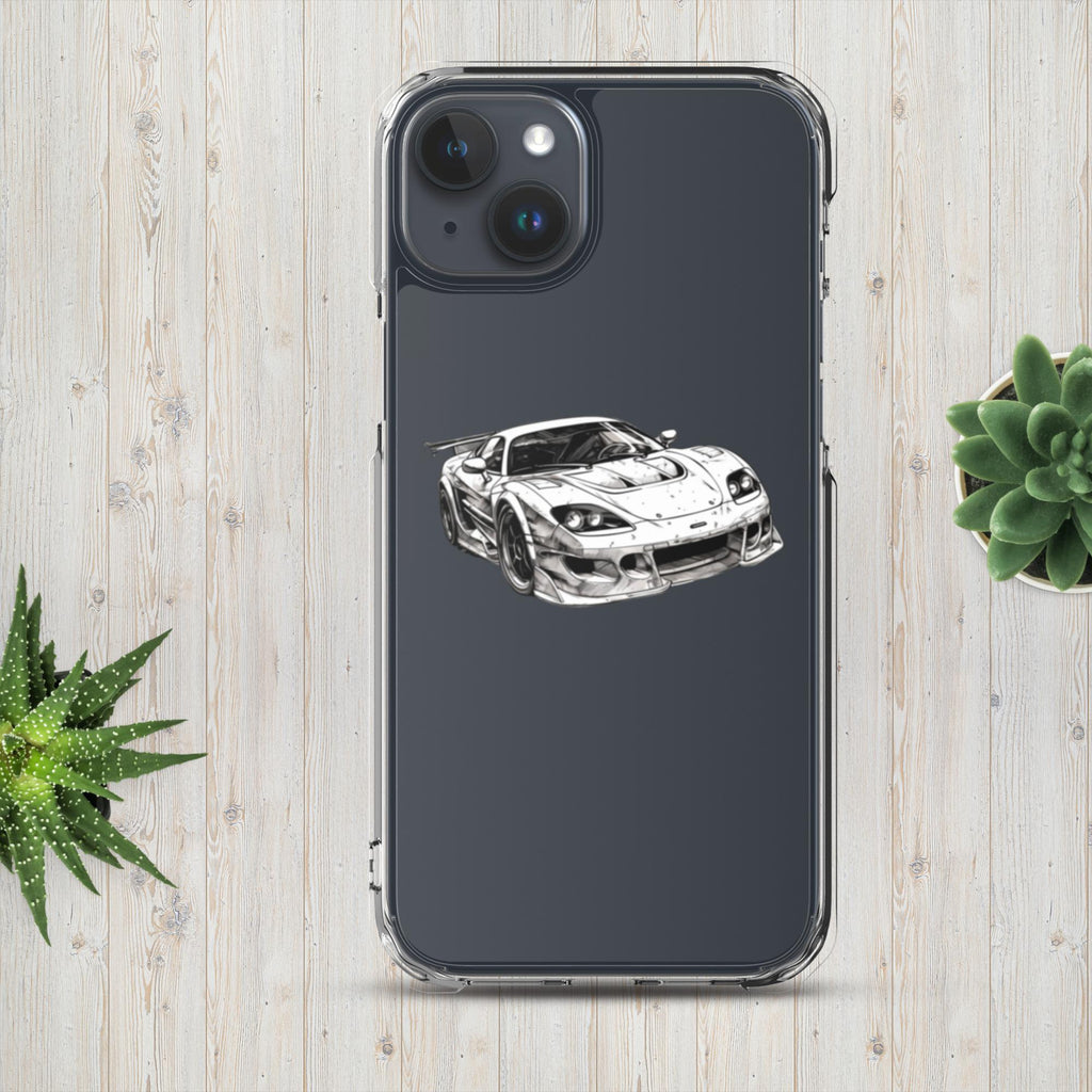 Clear Case for iPhone® for Japanese racing car enthusiasts