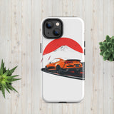 Tough Case for iPhone®  of a Classic JDM Japanese Legends Super Racing Car