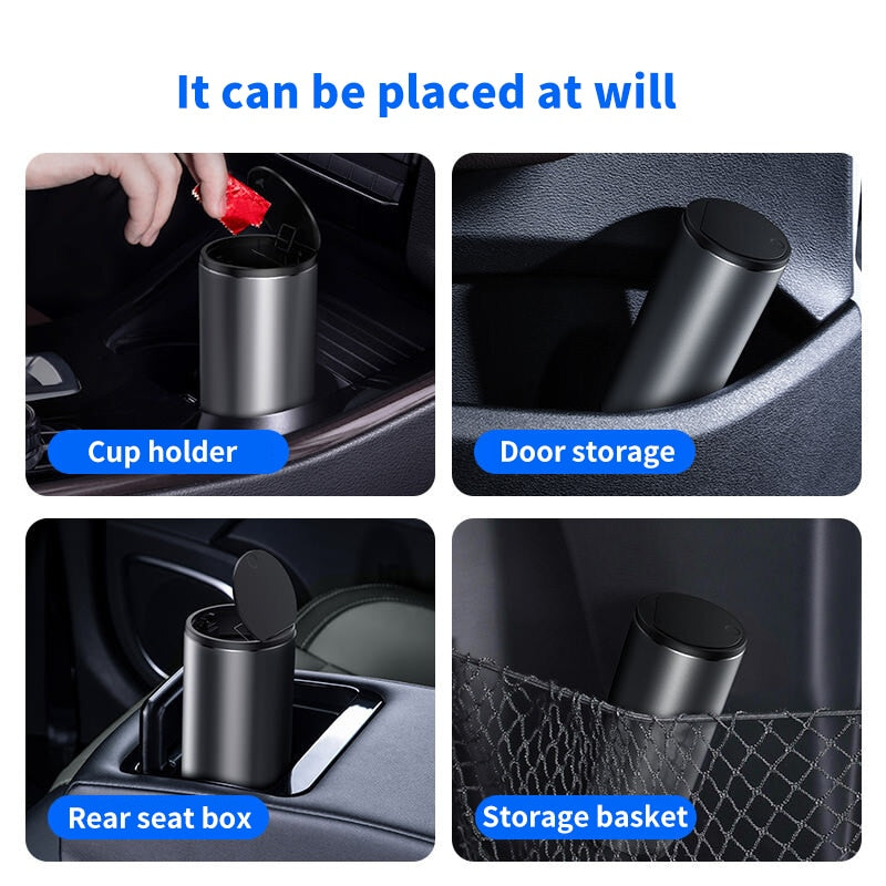 Atlasy Stars' Premium Alloy Car Trash Can