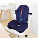 Premium Memory Foam Seat Cushion - Lumbar Support and Comfort