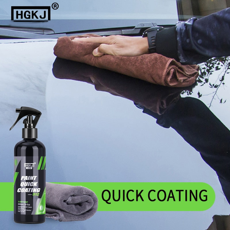 Nano Ceramic Car Coating - Paint Repair, Hydrophobic Protection, and Gloss Enhancer