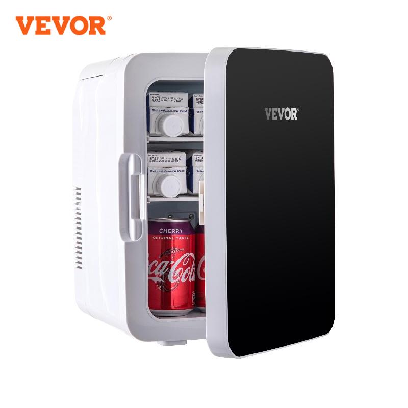 Compact 10L Mini Fridge and Portable Freezer, Perfect for Storing Skincare, Cosmetics, Food and Drinks for Home or Car Use.