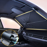 A versatile, foldable Universal UV-Proof Car Sunshade made from durable materials, designed to provide effective heat and UV protection for any car, in any season.