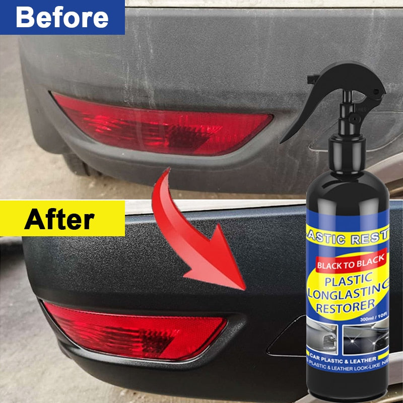 Car Interior Plastic Restorer and Leather Revitalizer in various volumes, perfect for bringing back the shine of car's plastic and leather surfaces.